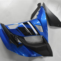 US STOCK NT Aftermarket ABS Plastic Fairing Fit for EX650R 2017-2019 Blue Black N009 Available in TX