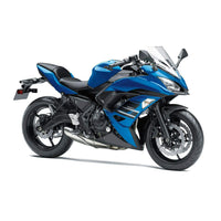US STOCK NT Aftermarket ABS Plastic Fairing Fit for EX650R 2017-2019 Blue Black N009 Available in TX