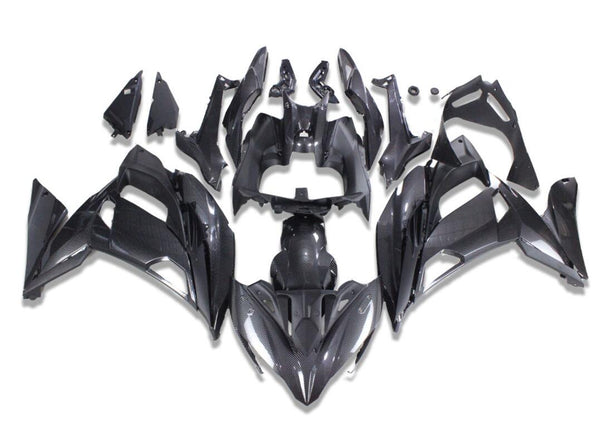 NT Aftermarket ABS Plastic Fairing Fit for EX650R 2017-2019 Carbon Fiber Look S01