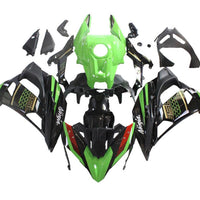 NT Aftermarket ABS Plastic Fairing Fit for EX650R 2017-2019 Green Black Red KRT T027