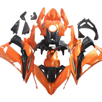 NT Aftermarket ABS Plastic Fairing Fit for EX650R 2017-2019 Orange Black T028