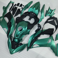 US STOCK NT Aftermarket ABS Plastic Fairing Fit for EX650R 2017-2019 Metallic Green Black N11077 Available in CA