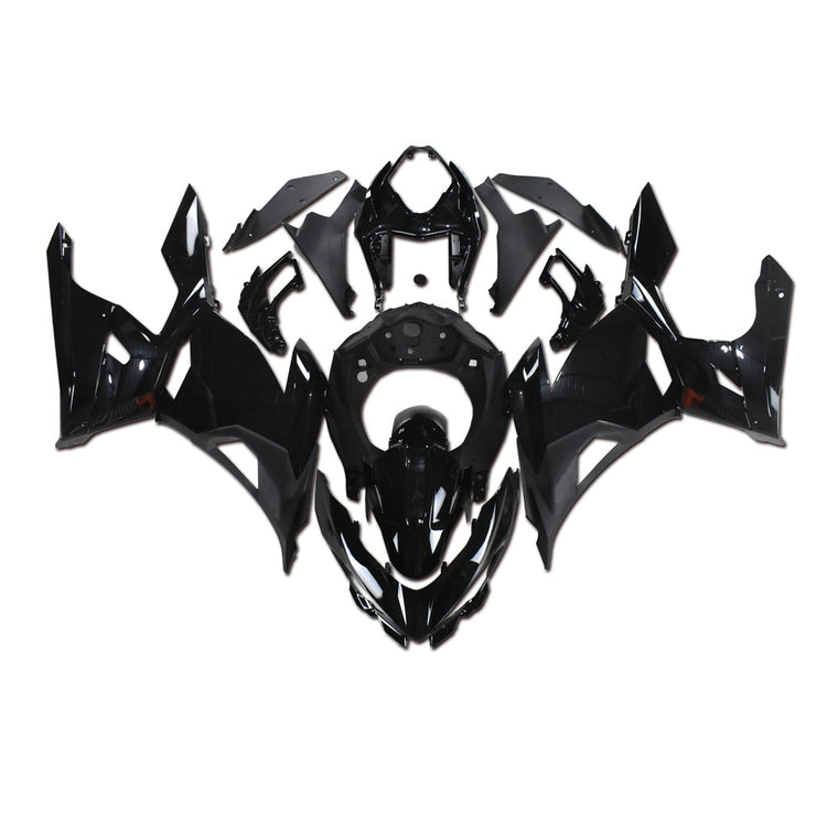 NT Fairing Fit for Kawasaki 2018-2023 EX400 N006- Glossy Black | ABS Injection, US Stock