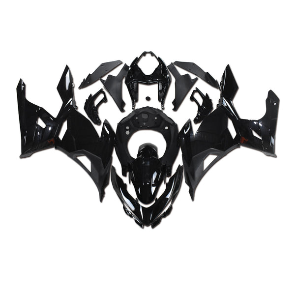 US STOCK NT Aftermarket Injection ABS Plastic Fairing Fit for EX400 2018-2023 Glossy Black N006 Available in CA