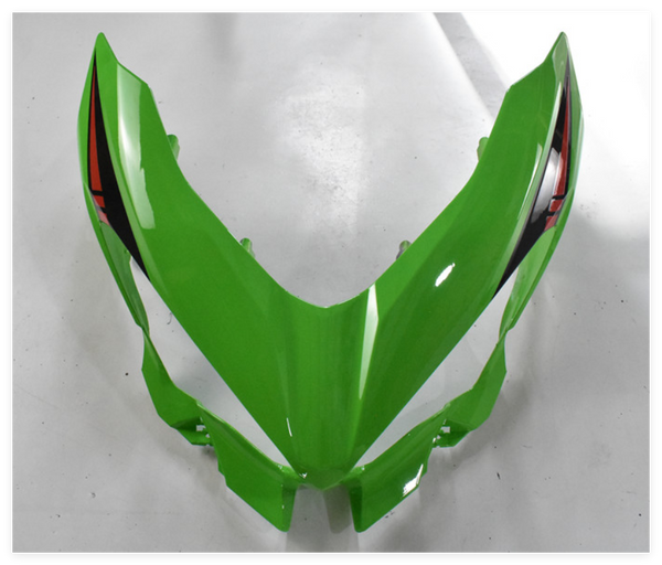 NT Aftermarket Injection ABS Plastic Front Fairing Fit for EX400 2018-2023 Green
