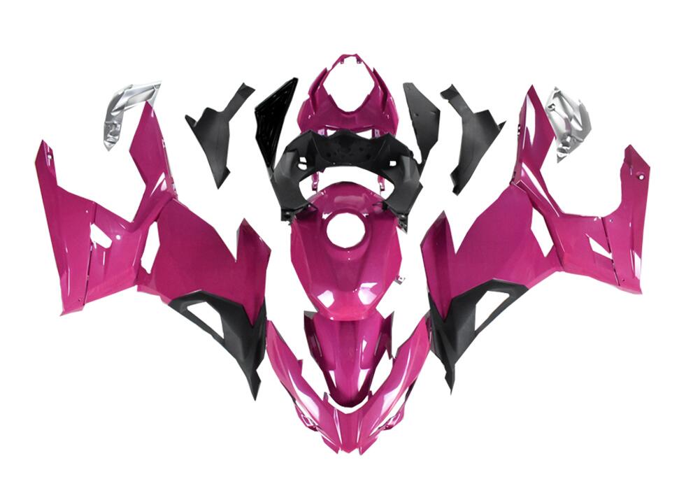 NT Fairing Fit for Kawasaki 2018-2023 EX400 N035- Pink | ABS Injection