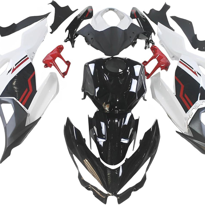 US STOCK NT Aftermarket Injection ABS Plastic Fairing Fit for EX400 2018-2023 White Red Black U129 Available in CA