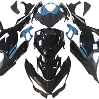 US STOCK NT Aftermarket Injection ABS Plastic Fairing Fit for EX400 2018-2023 Black Blue U133 Available in CA