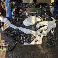 NT Aftermarket Injection ABS Plastic Fairing Fit for EX400 2018-2023 Pearl White U053