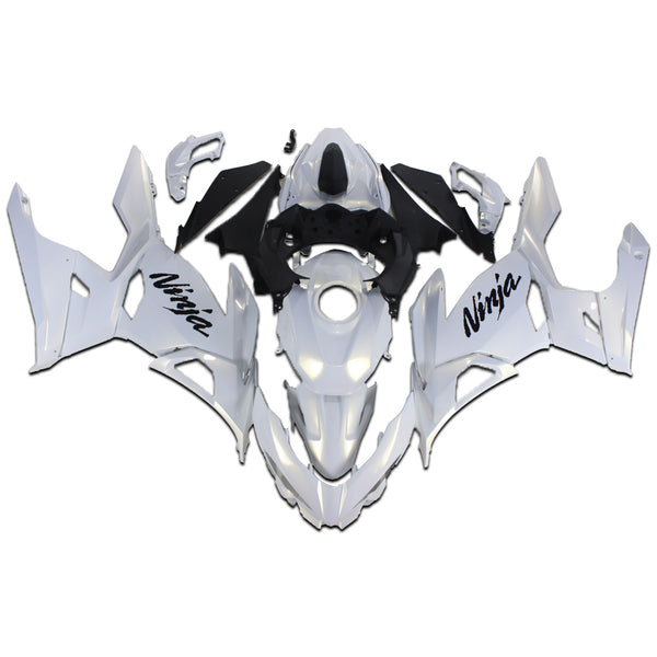NT Aftermarket Injection ABS Plastic Fairing Fit for EX400 2018-2023 Pearl White U053