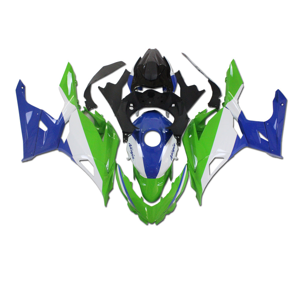 NT Aftermarket Injection ABS Plastic Fairing Fit for EX400 2018-2023 with Tank Cover 40th Anniversary Edition N085