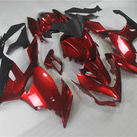 US STOCK NT Aftermarket Injection ABS Plastic Fairing Fit for EX400 2018-2023 Candy Red Black U088 Available in CA