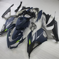 US STOCK NT Aftermarket Injection ABS Plastic Fairing Fit for EX400 2018-2023 Blue Gray Black U106 Available in CA