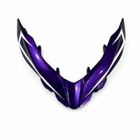NT Aftermarket Injection ABS Plastic Fairing Fit for KAWASAKI Ninja EX400 2018-2023 Purple With White Line N0145