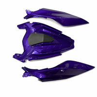NT Aftermarket Injection ABS Plastic Fairing Fit for KAWASAKI Ninja EX400 2018-2023 Purple With White Line N0145