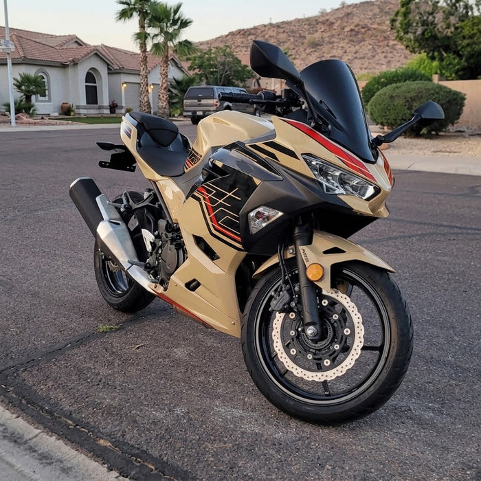 US STOCK NT Aftermarket Injection ABS Plastic Fairing Fit for KAWASAKI Ninja EX400 2018-2023 Desert Tan N0147 Available in CA