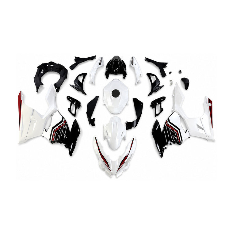 NT Fairing Fit for Kawasaki 2018-2023 EX400 N149- White Black Red | ABS Injection, US Stock