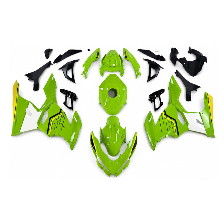 NT Fairing Fit for Kawasaki 2018-2023 EX400 U159- Green Black | ABS Injection