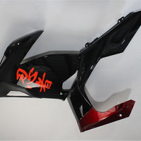 NT Injection ABS Plastics Fairing Fit for  2018-2023 EX400 Red Carbon Fiber Look U051