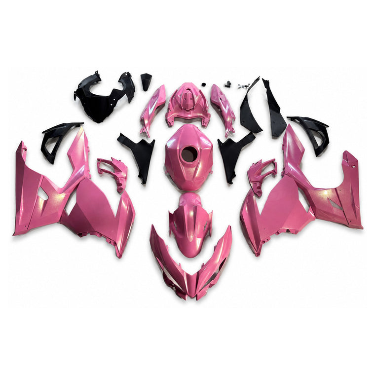 NT Fairing Fit for Kawasaki 2018-2023 EX400 U158- Pink Burgundy | ABS Injection