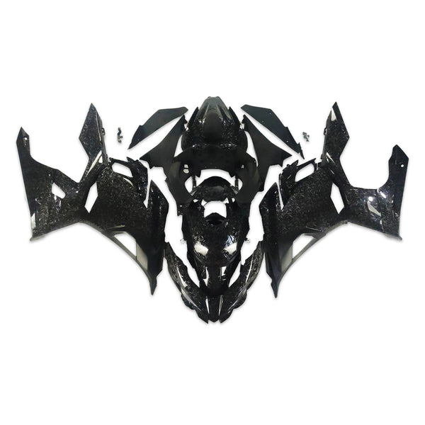 NT Aftermarket Injection ABS Plastic Fairing Fit for EX400 2018-2023 Forged Carbon Fiber Look S02