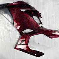 NT Aftermarket Injection ABS Plastic Fairing Fit for EX400 2018-2023 Red Forged Carbon Fiber Look S10