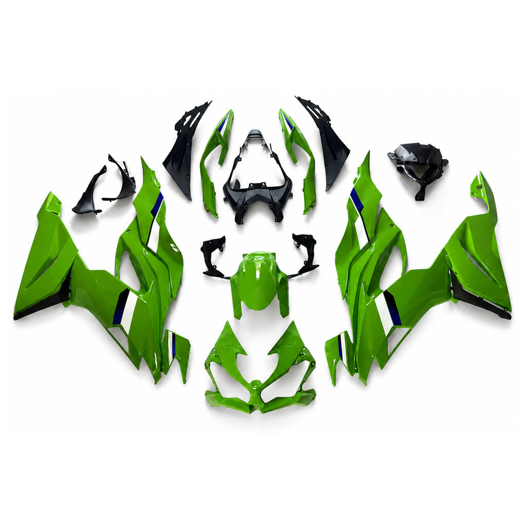NT Fairing Fit for Kawasaki 2019-2023 ZX-6R N123- Green Blue | ABS Injection - 1
