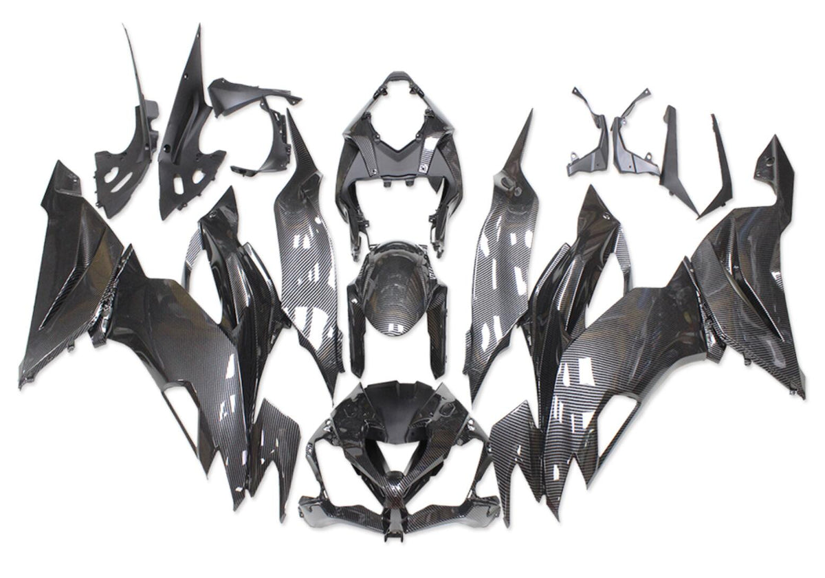NT Fairing Fit for Kawasaki 2019-2023 ZX-6R S01- Carbon Fiber Look | ABS Injection