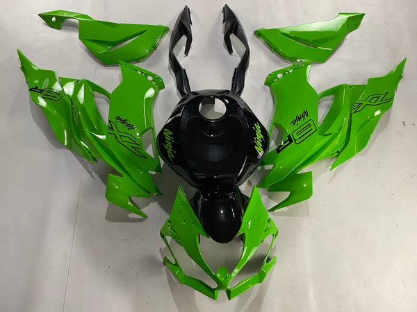 NT Aftermarket Injection ABS Plastic Fairing Fit for ZX6R 636 2019-2023 Green Black T0001