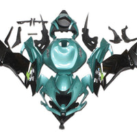 NT Aftermarket Injection ABS Plastic Fairing Fit for ZX6R 636 2019-2023 Blue Black T023