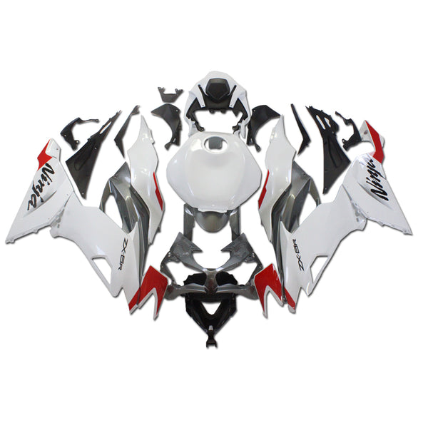 NT Aftermarket Injection ABS Plastic Fairing Fit for ZX6R 636 2019-2023 White Gray T045