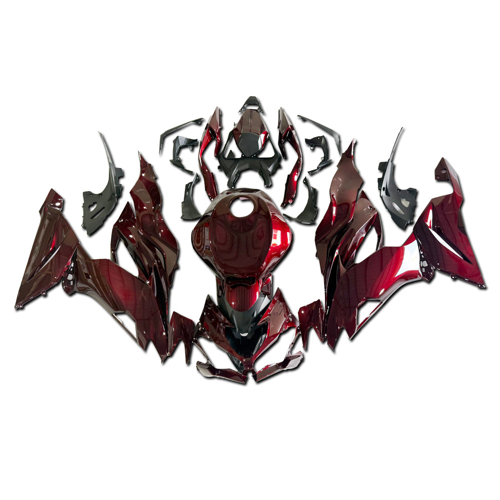 NT Fairing Fit for Kawasaki 2019-2023 ZX-6R T104- Candy Red | ABS Injection