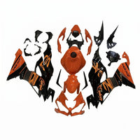 NT Aftermarket Injection ABS Plastic Fairing Fit for Ninja ZX6R 636 2019-2023 Orange Black T108