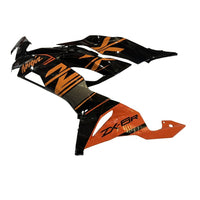 NT Aftermarket Injection ABS Plastic Fairing Fit for Ninja ZX6R 636 2019-2023 Orange Black T108