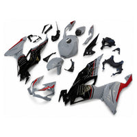 NT Aftermarket Injection ABS Plastic Fairing Fit for KWASAKI Ninja ZX6R 636 2019-2023 Nardo Gray Black N110