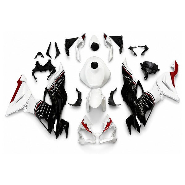 NT Aftermarket Injection ABS Plastic Fairing Fit for KAWASAKI Ninja ZX6R 636 2019-2023 White Black N111