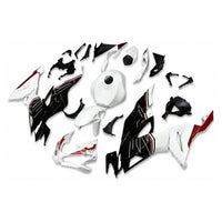 NT Aftermarket Injection ABS Plastic Fairing Fit for KAWASAKI Ninja ZX6R 636 2019-2023 White Black N111