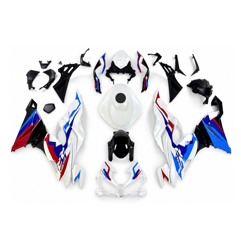 NT Fairing Fit for Kawasaki 2019-2023 ZX-6R T124- Blue Red White | ABS Injection - 1