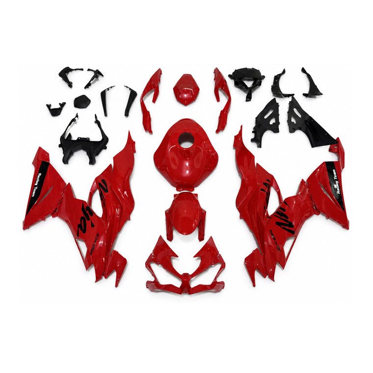 NT Fairing Fit for Kawasaki 2019-2023 ZX-6R T128- Red Black | ABS Injection