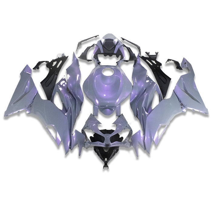 US STOCK NT Aftermarket Injection ABS Plastic Fairing Fit for ZX6R 636 2019-2023 Chameleon Gray Dazz Pearl U073 Available in CA