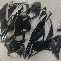 NT Aftermarket Injection ABS Plastic Fairing Fit for ZX6R 636 2019-2023 Blue Black and Carbon Fiber Look N092