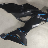 NT Aftermarket Injection ABS Plastic Fairing Fit for ZX6R 636 2019-2023 Blue Black and Carbon Fiber Look N092
