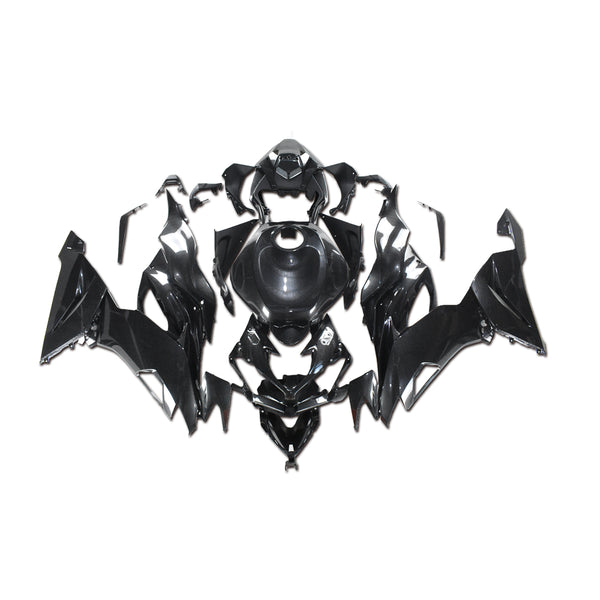 NT Aftermarket Injection ABS Plastic Fairing Fit for ZX6R 636 2019-2023 Carbon Fiber Look with Full Tank Cover U01