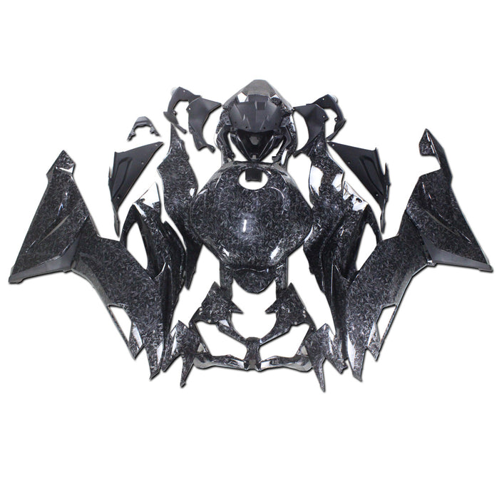 US STOCK NT Aftermarket Injection ABS Plastic Fairing Fit for ZX6R 636 2019-2023 Forged Carbon Fiber Look S02 Available in CA