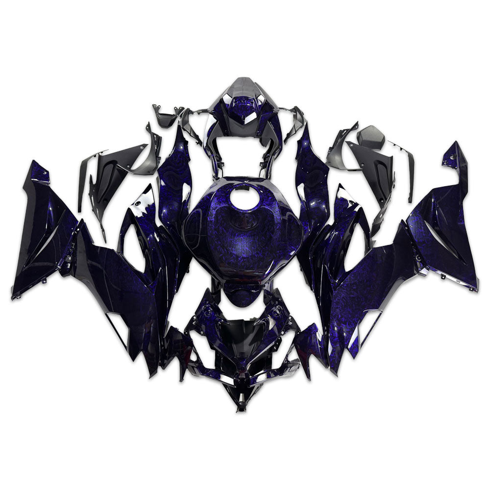 NT Fairing Fit for Kawasaki 2019-2023 ZX-6R S05- Purple Forged Carbon Fiber Look | ABS Injection