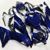 NT Aftermarket Injection ABS Plastic Fairing Fit for ZX6R 636 2019-2023 Blue Forged Carbon Fiber Look S06