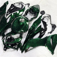 NT Aftermarket Injection ABS Plastic Fairing Fit for ZX6R 636 2019-2023 Green Forged Carbon Fiber Look S07