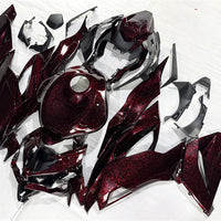 NT Aftermarket Injection ABS Plastic Fairing Fit for ZX6R 636 2019-2023 Red Forged Carbon Fiber Look S08