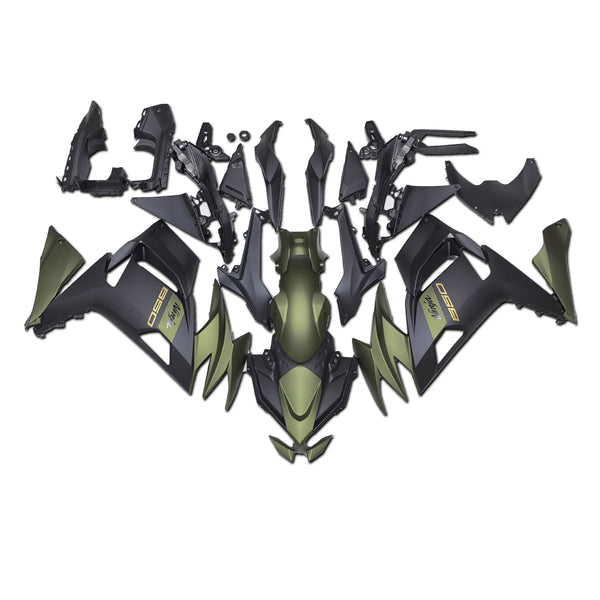 US STOCK NT Injection Plastic Fairing Kit Fit for EX650R 2020-2025 Green Black N029 Available in CA