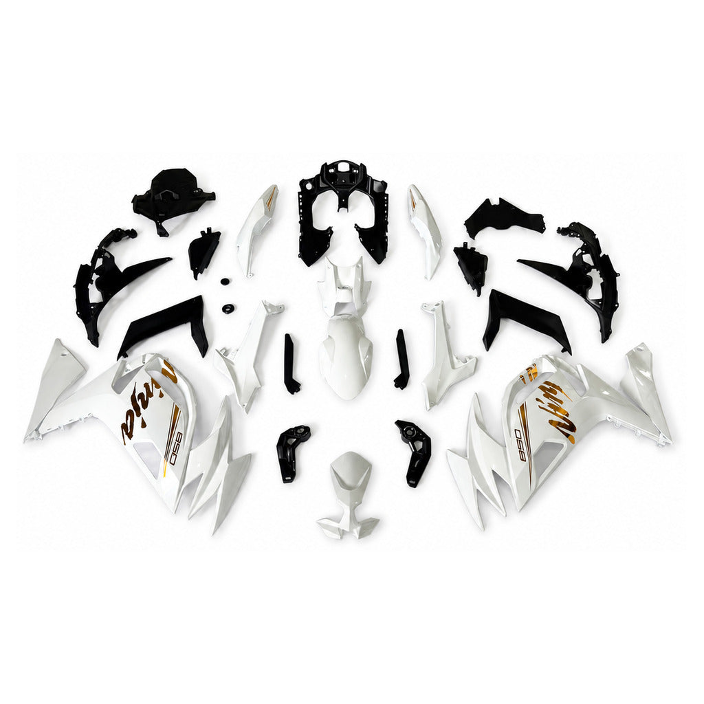 NT Fairing Fit for Kawasaki 2020-2025 EX650R N101- Gold White Black | ABS Injection - 1